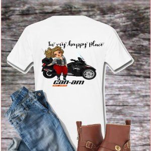 Canam spyder Tshirts- In my happy place!